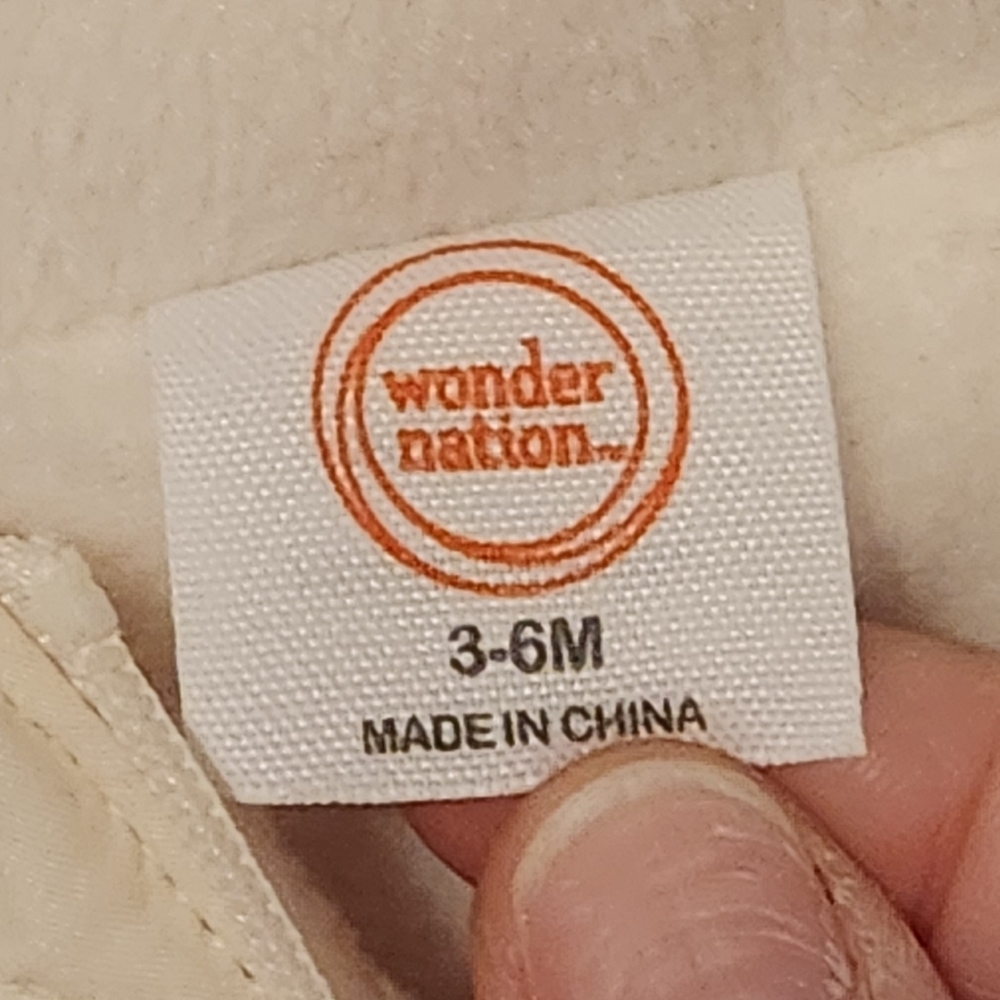 Brand New 3-6 Months Infant Wonder Nation White Panda Bunting Pram Snows… - Picture 8 of 11